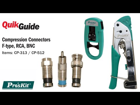 Compression F Connector, RG6 Quad, 20 Pack - Image 2