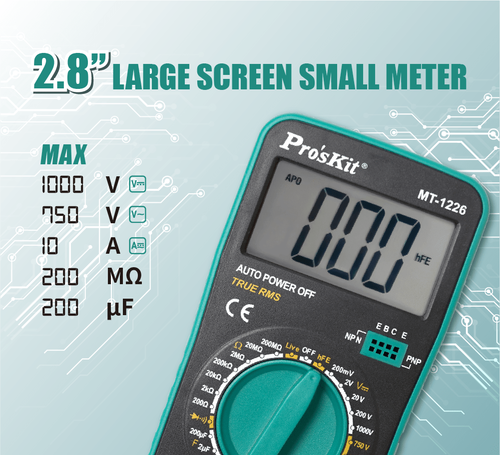 3-1/2 Digit True-RMS Digital Multimeter - Image 6
