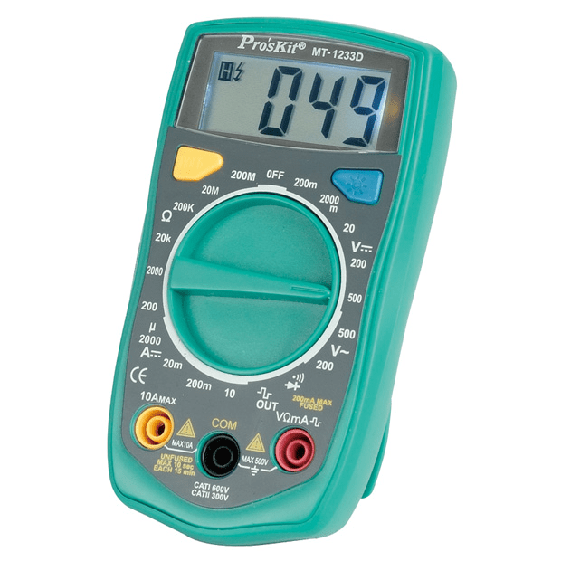 3-1/2 digits 1999 Counts Digital Multimeter with Resistance, Square Signal Output - Image 1