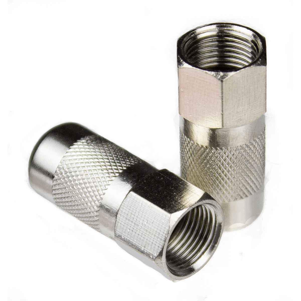 Push-On CATV F Connectors, RG6, 10 Pack - Image 1