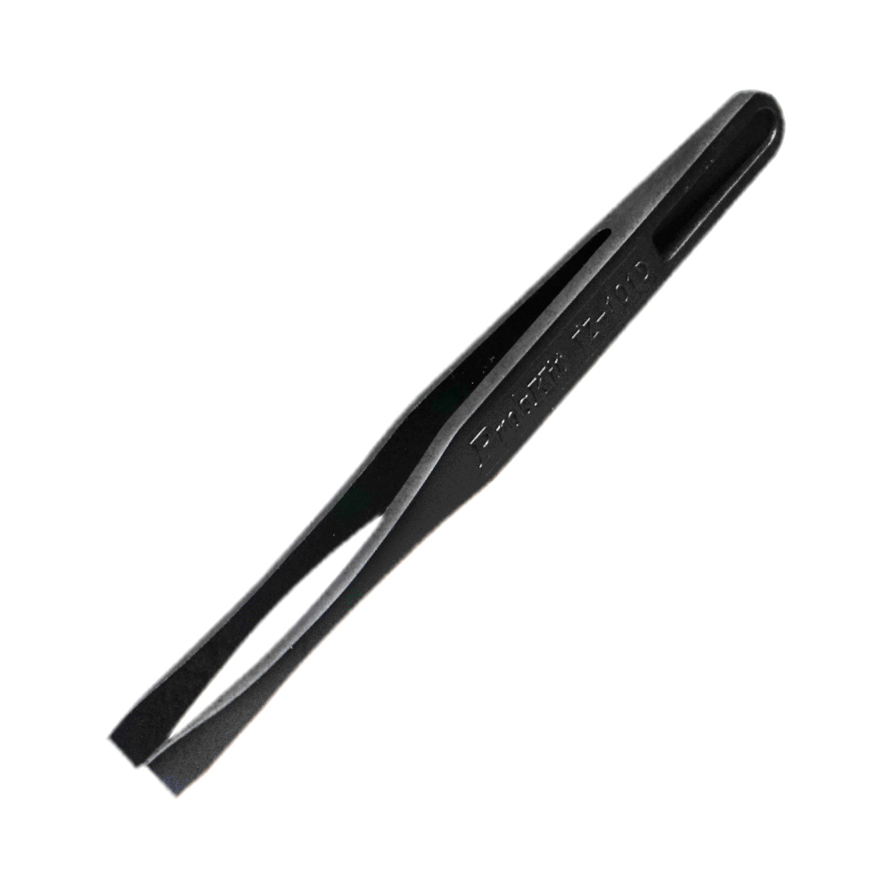 7 mm Wide Flat Tip ESD Safe Tweezers - Image 2
