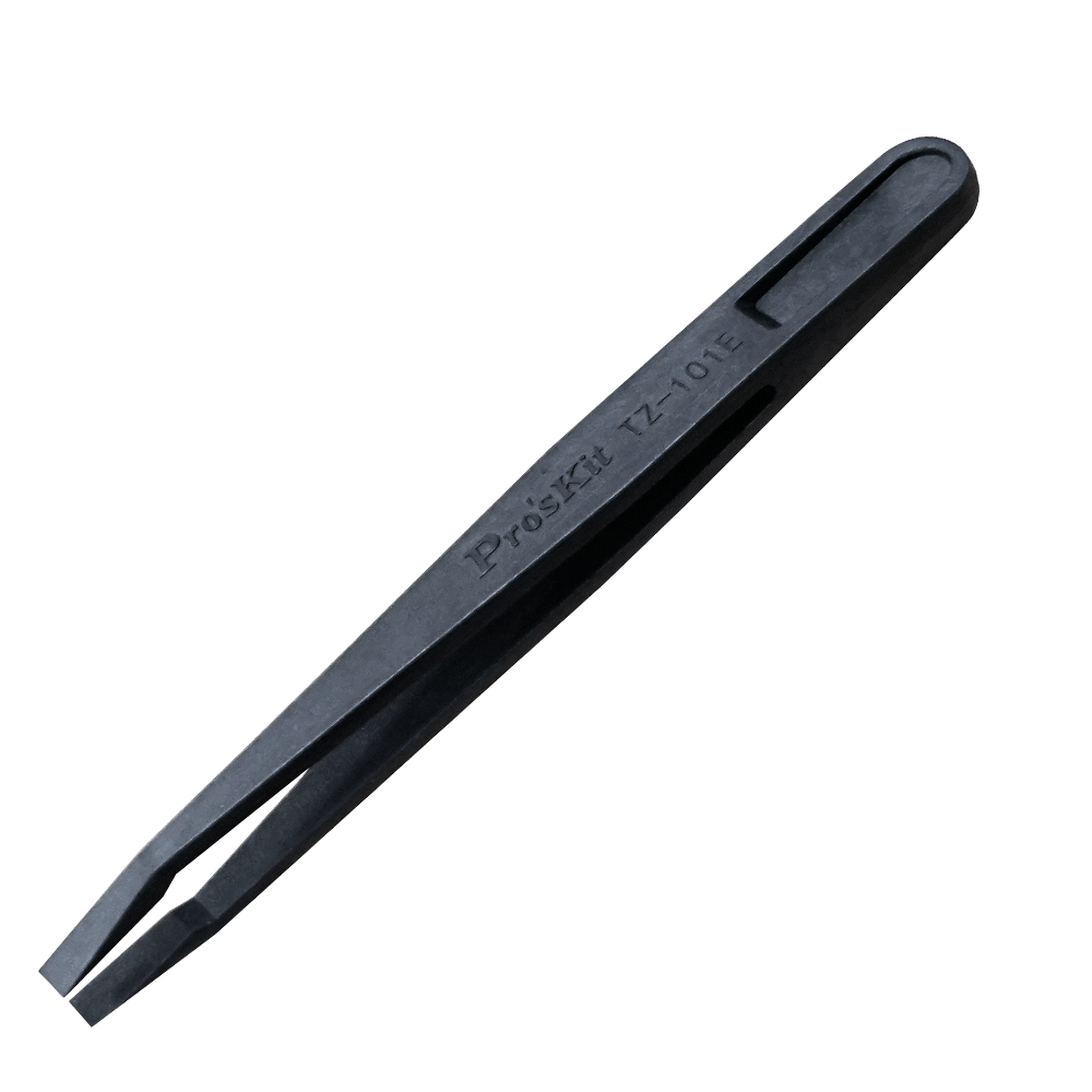 5 mm Flat Tip ESD Safe Tweezers - Image 2