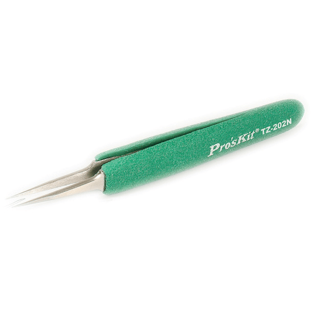 Tweezer, ESD Safe, Soft-Grip, Super Fine Tip - Image 1