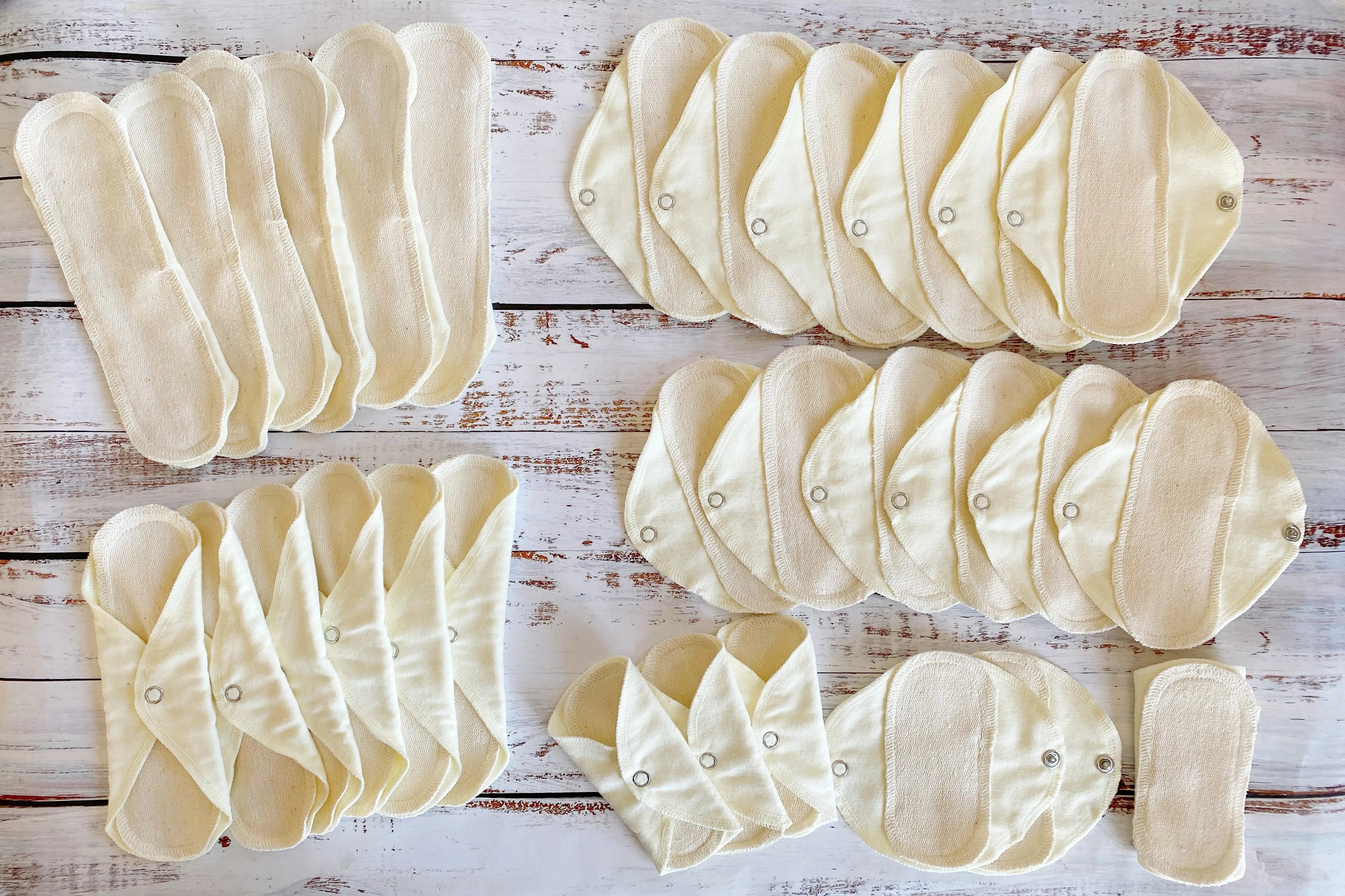 Protège-dessous Flanelle Bio- Plusieurs couleurs- Set de 3