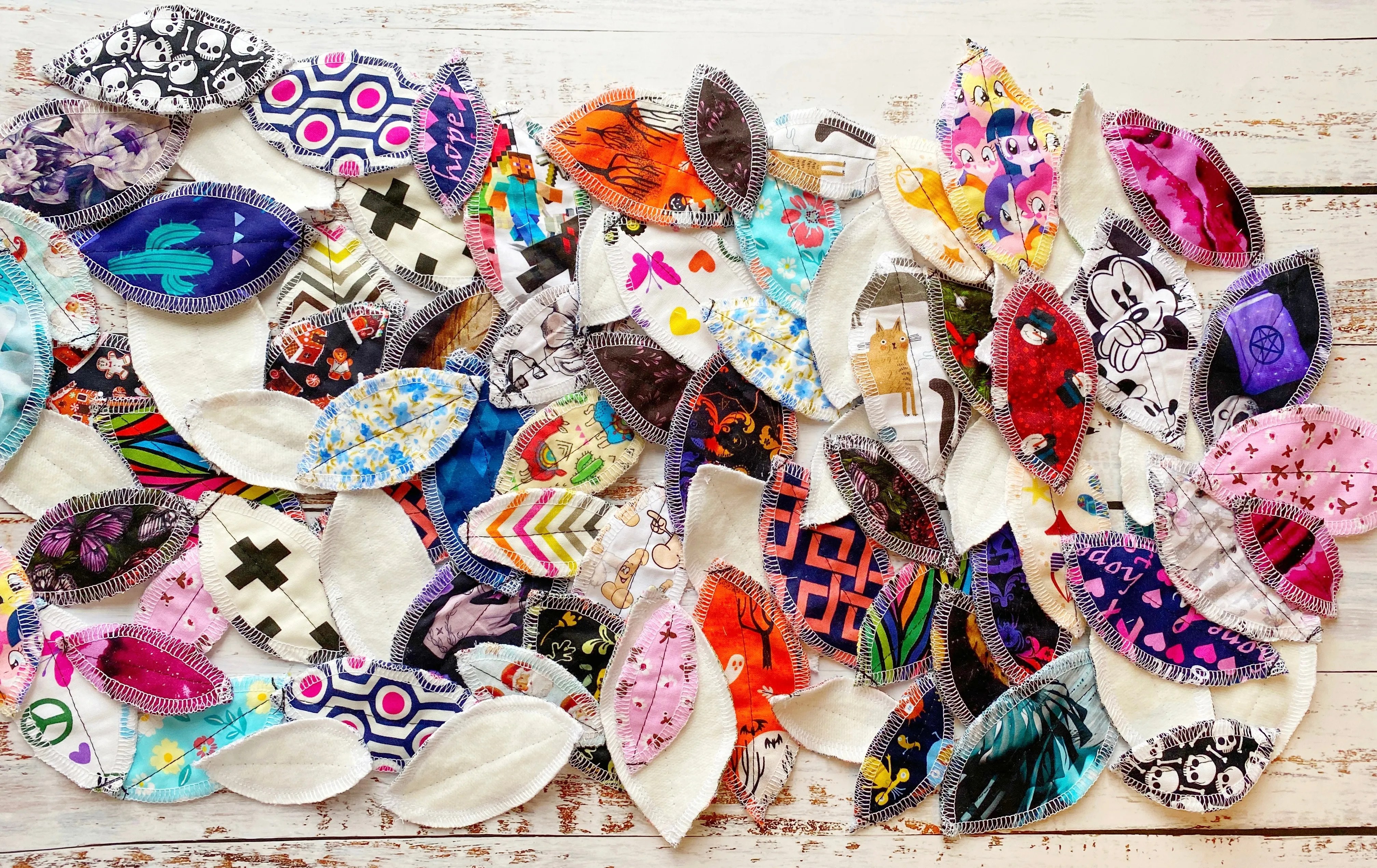 Serviettes Interlabiales- 100% Coton +choix d'absorption