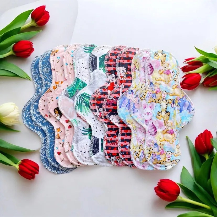 Reusable Menstrual Pad -Single Width- GUSHER optional