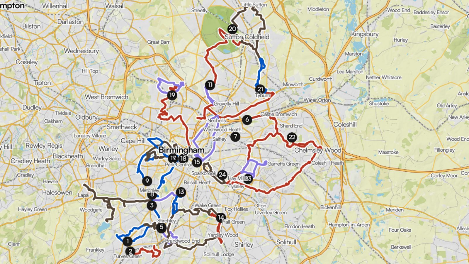 Local Explorer Routes – Birmingham