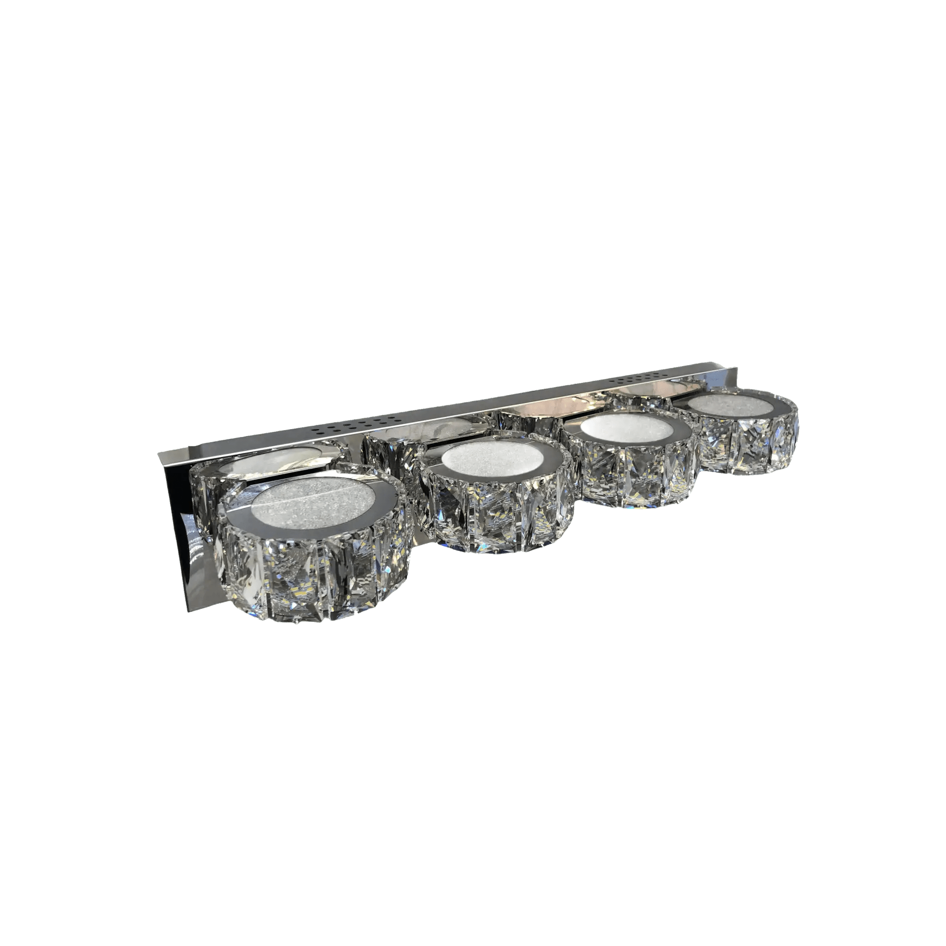 CH31 – 4 Round Crystal Wall Light