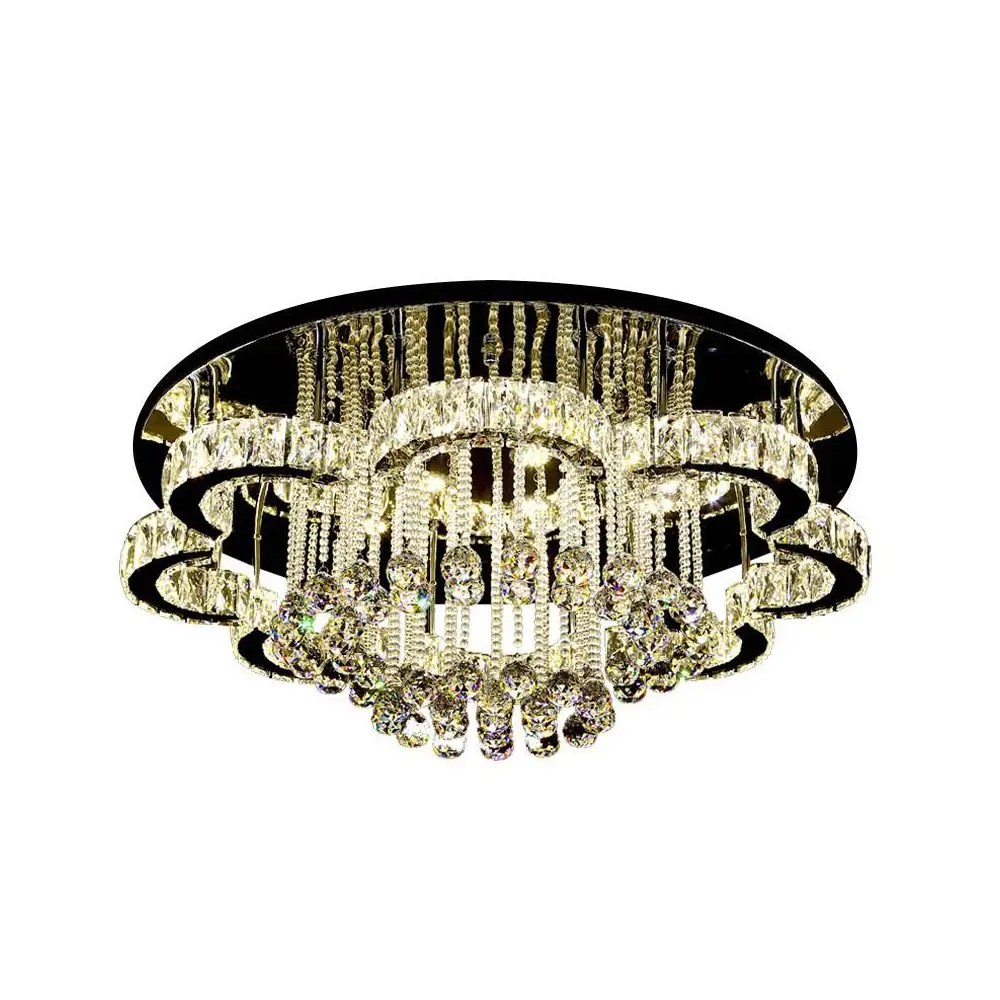 floral flushed crystal Chandelier