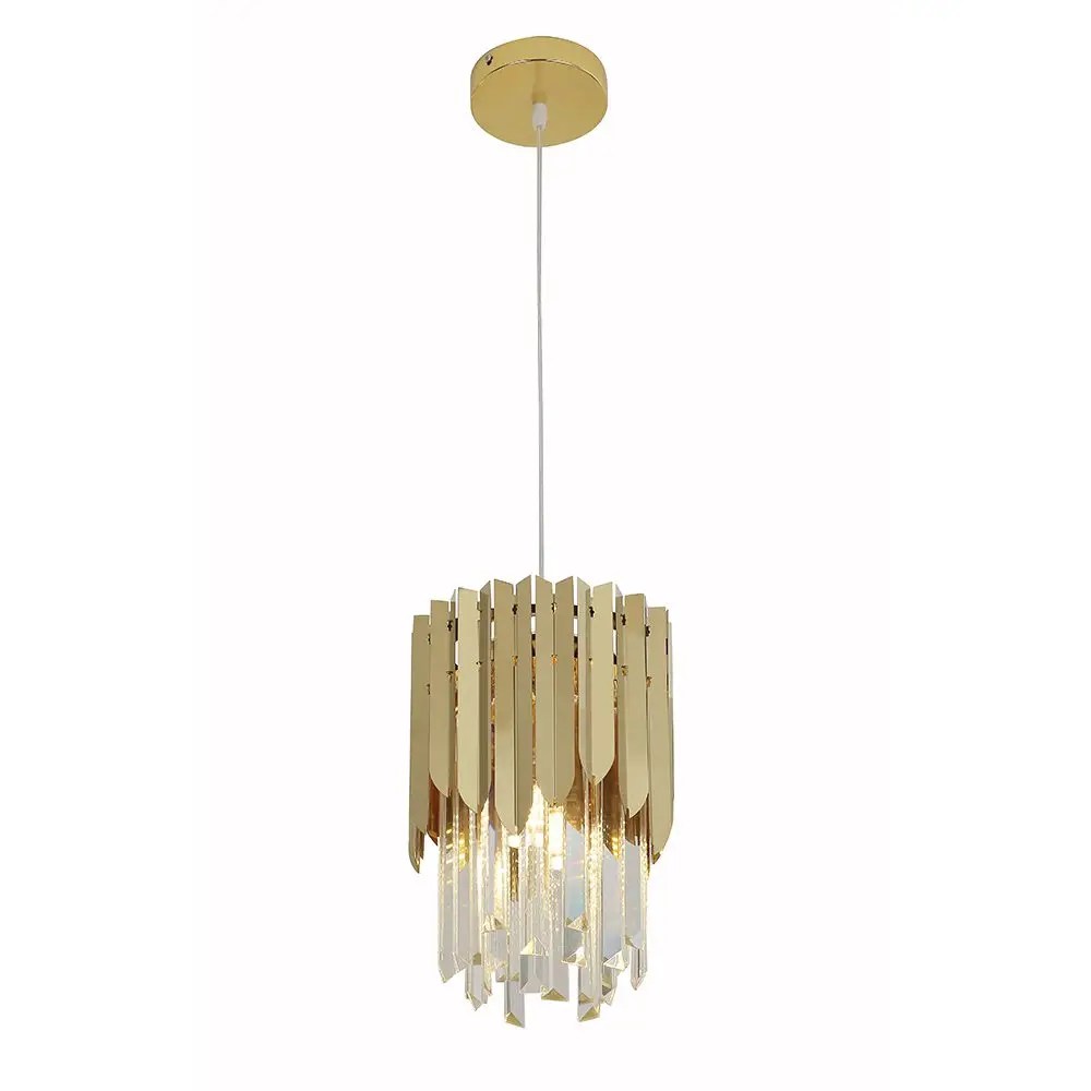 Gold Hanging Crystal Pendant Chandelier