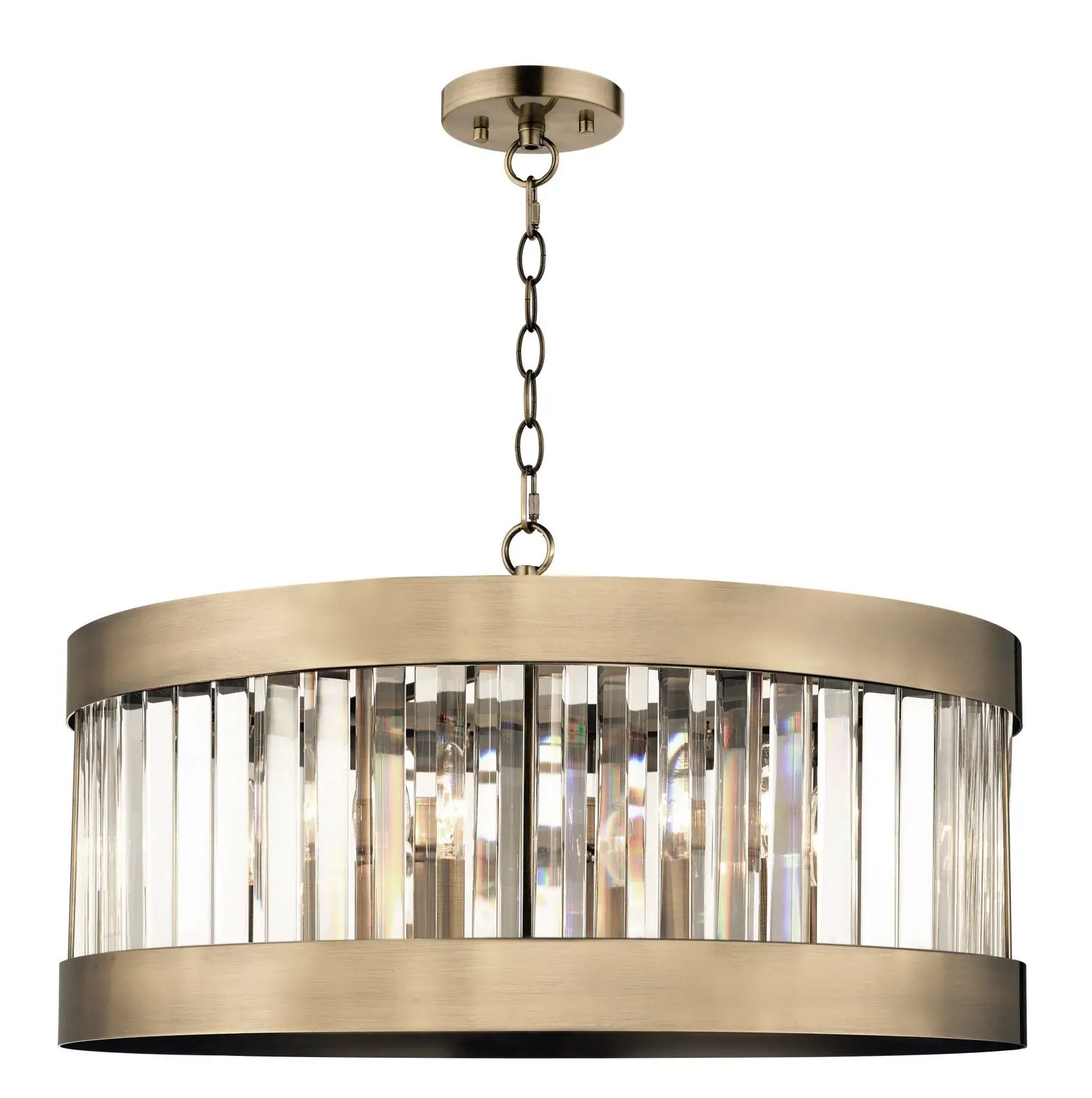 Large Ceiling Titanium Crystal Chandelier CH259/9G-600