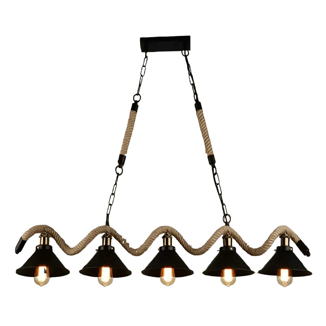 Industrial Style Bar Rope Chandelier CP103