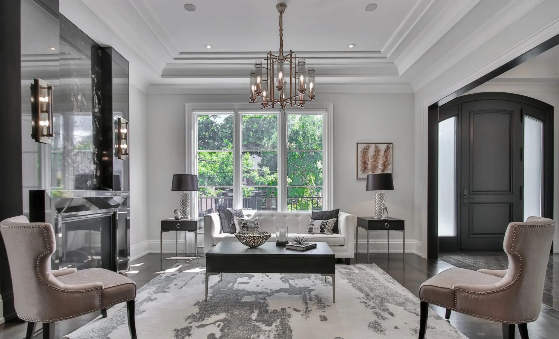 high ceiling chandelier