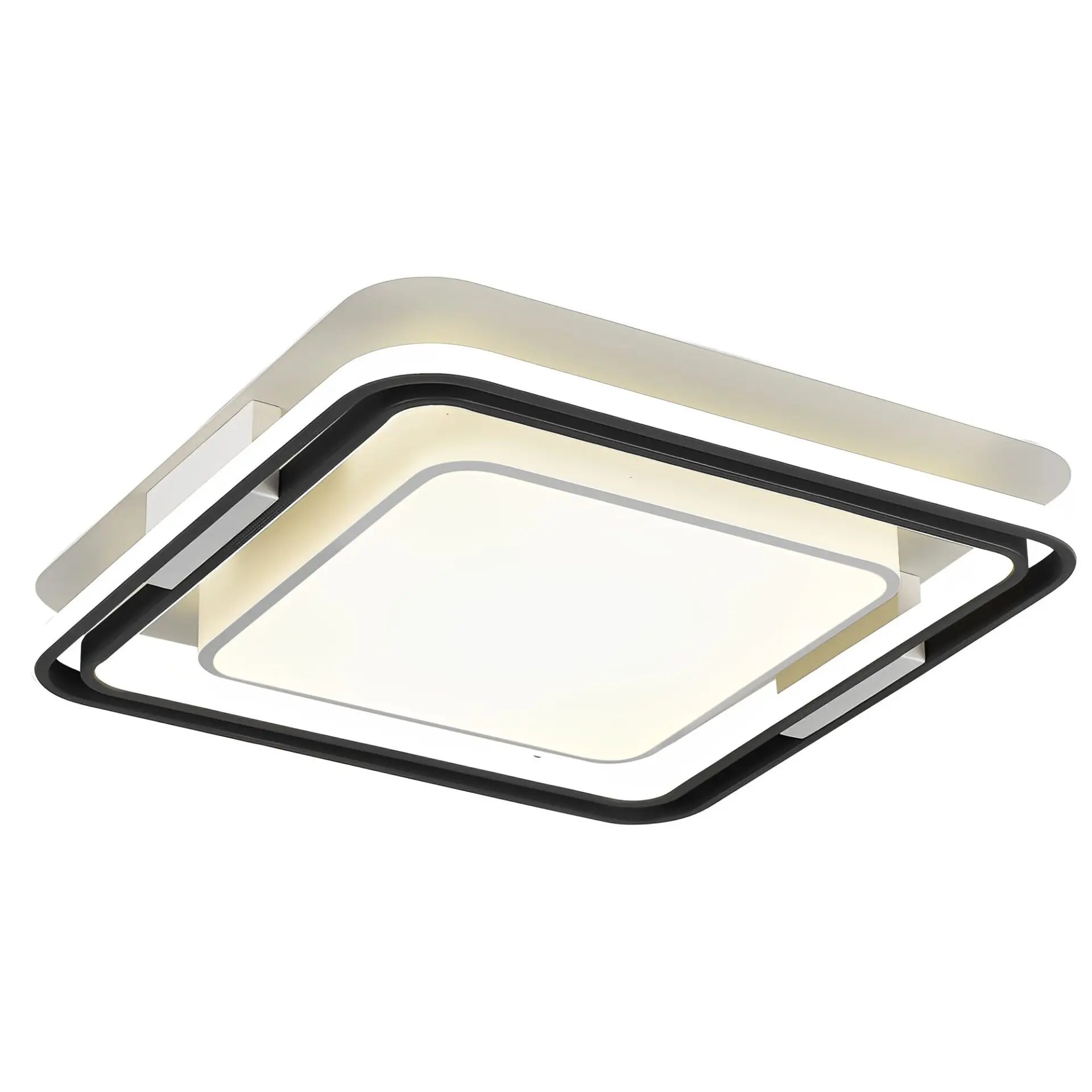 Modern Minimalistic Square Flush Ceiling Light