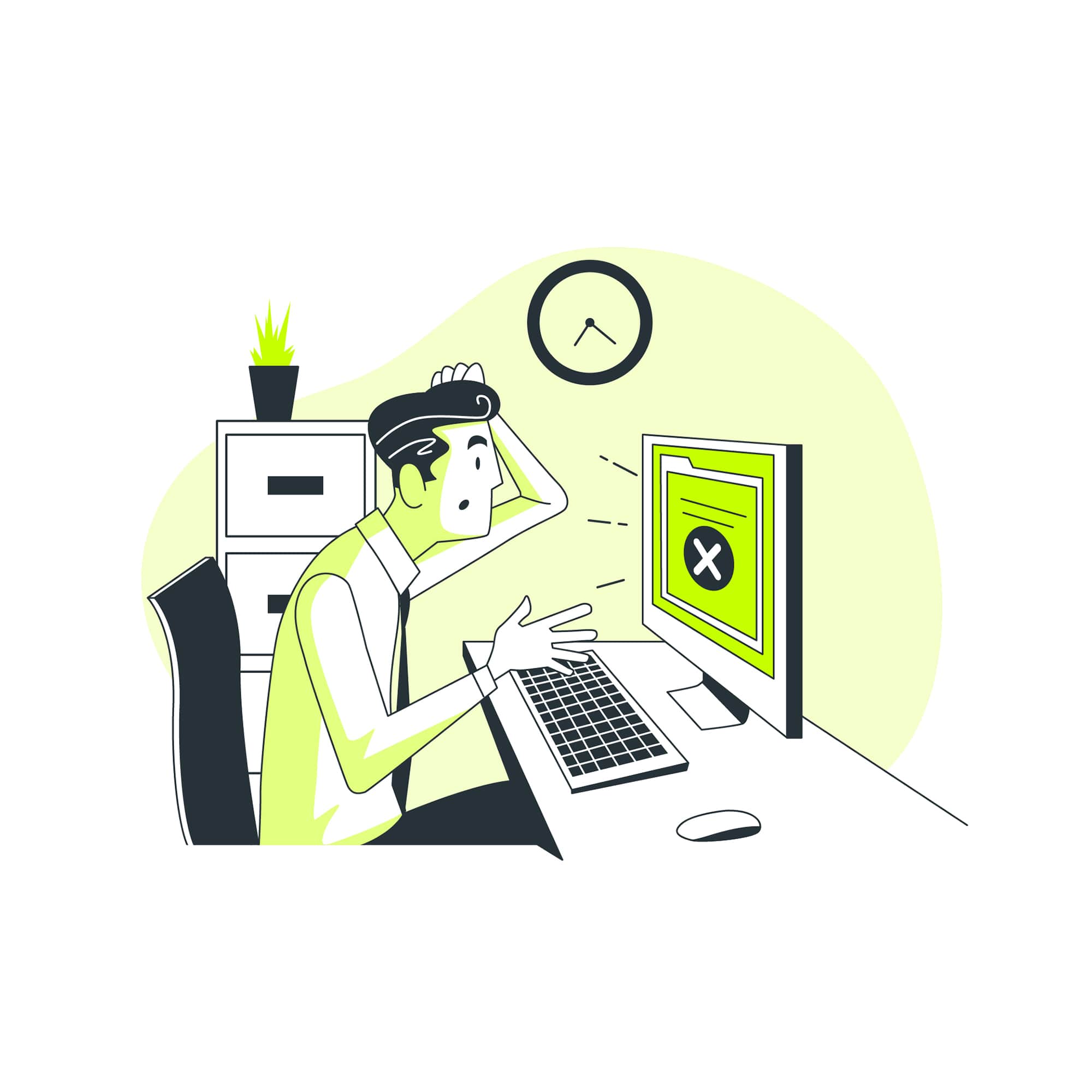 Deactivation of domain names not up to date with payment of the annual fee