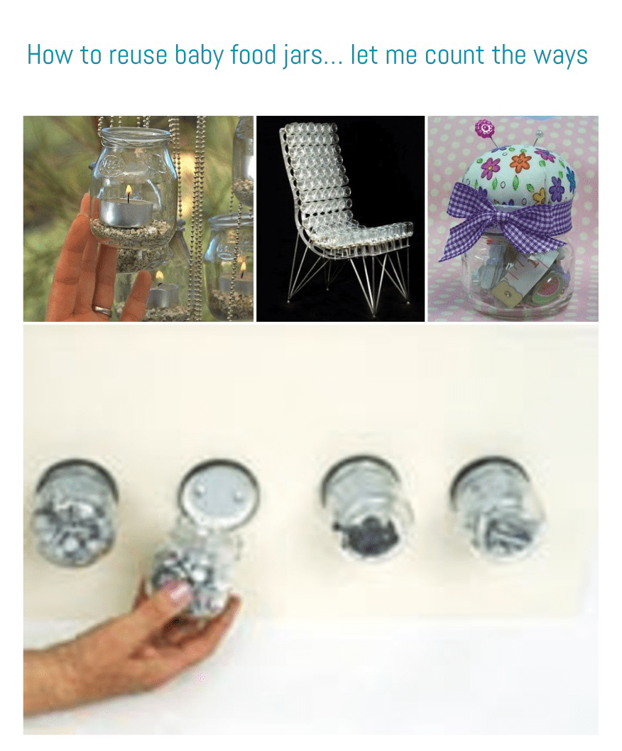 Reusing Baby Food Jars and Bottles | ecogreenlove