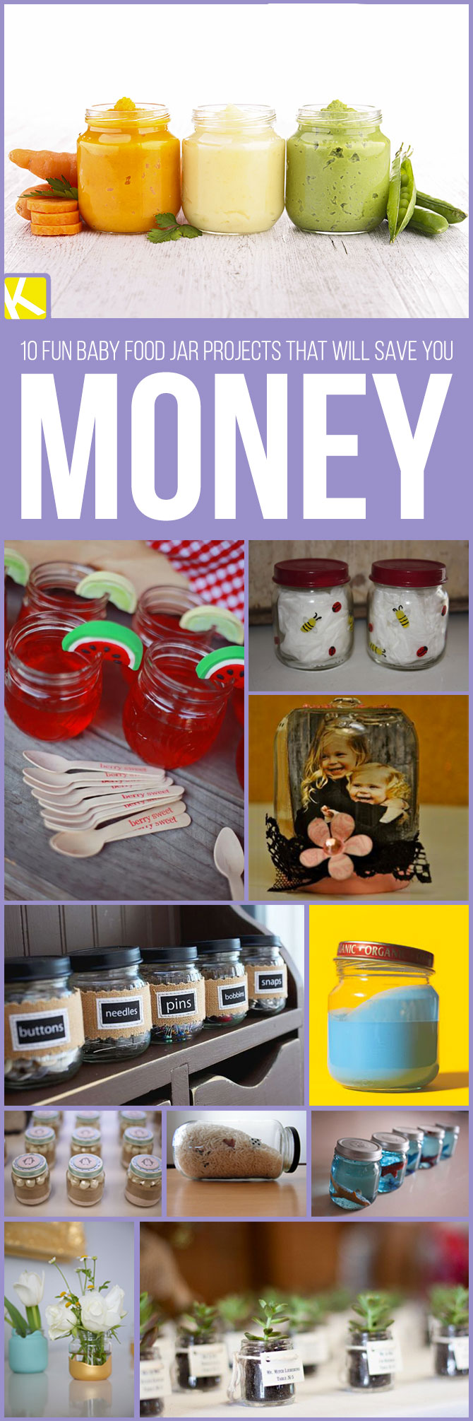 Reusing Baby Food Jars and Bottles | ecogreenlove