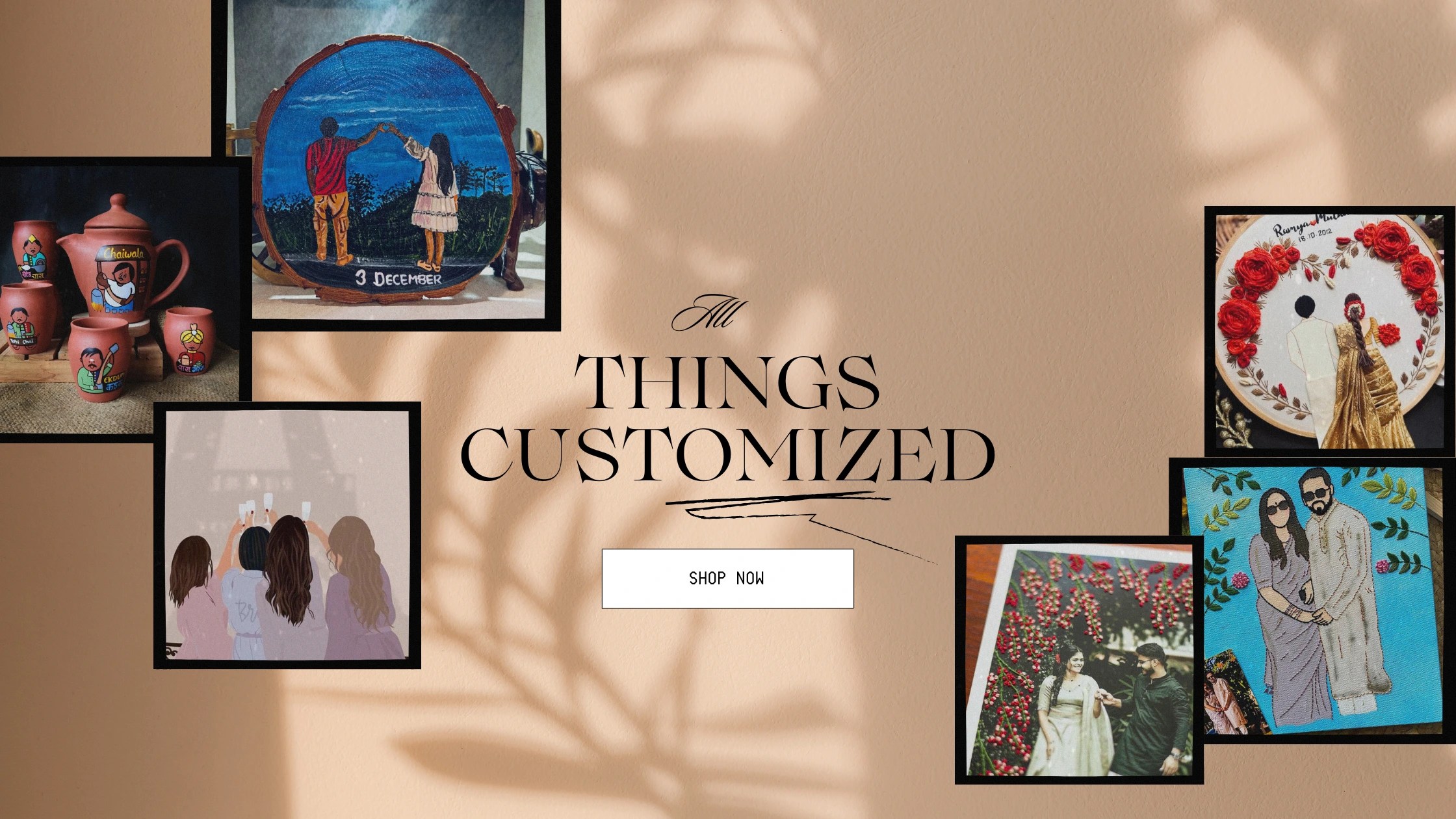 Customisation banner for ecoignis, wedding anniversary gifts, valentines gift, customisation