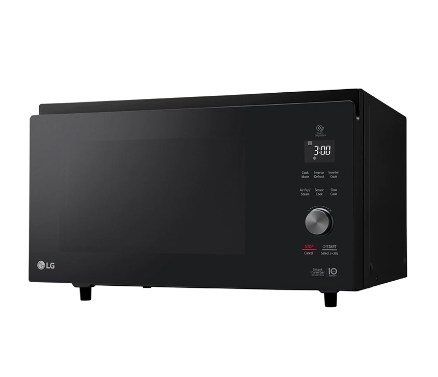Lg neochef 39l smart inverter convection microwave oven black at annie