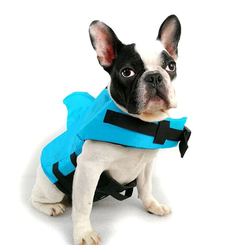 Dog Life Vest Summer Shark Pet Life Jacket Dog Clothes Dogs Swimwear Pets Swimming Suit