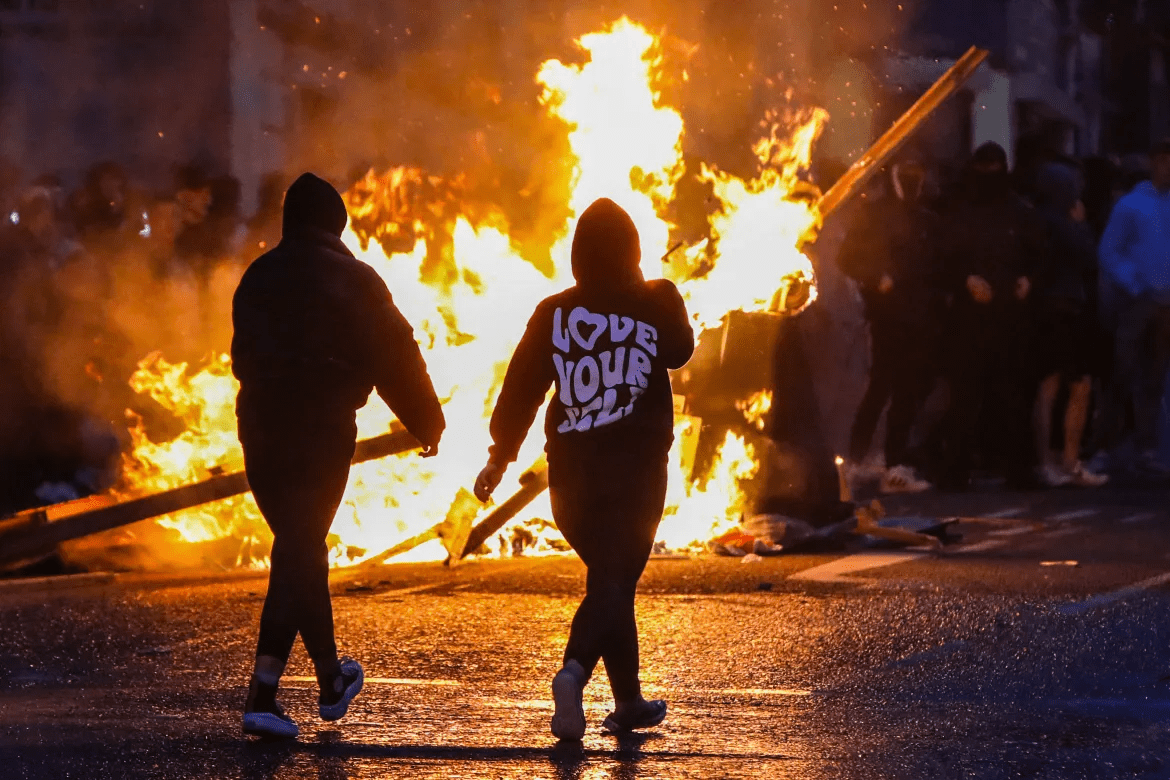 Ballymena Ireland Riots