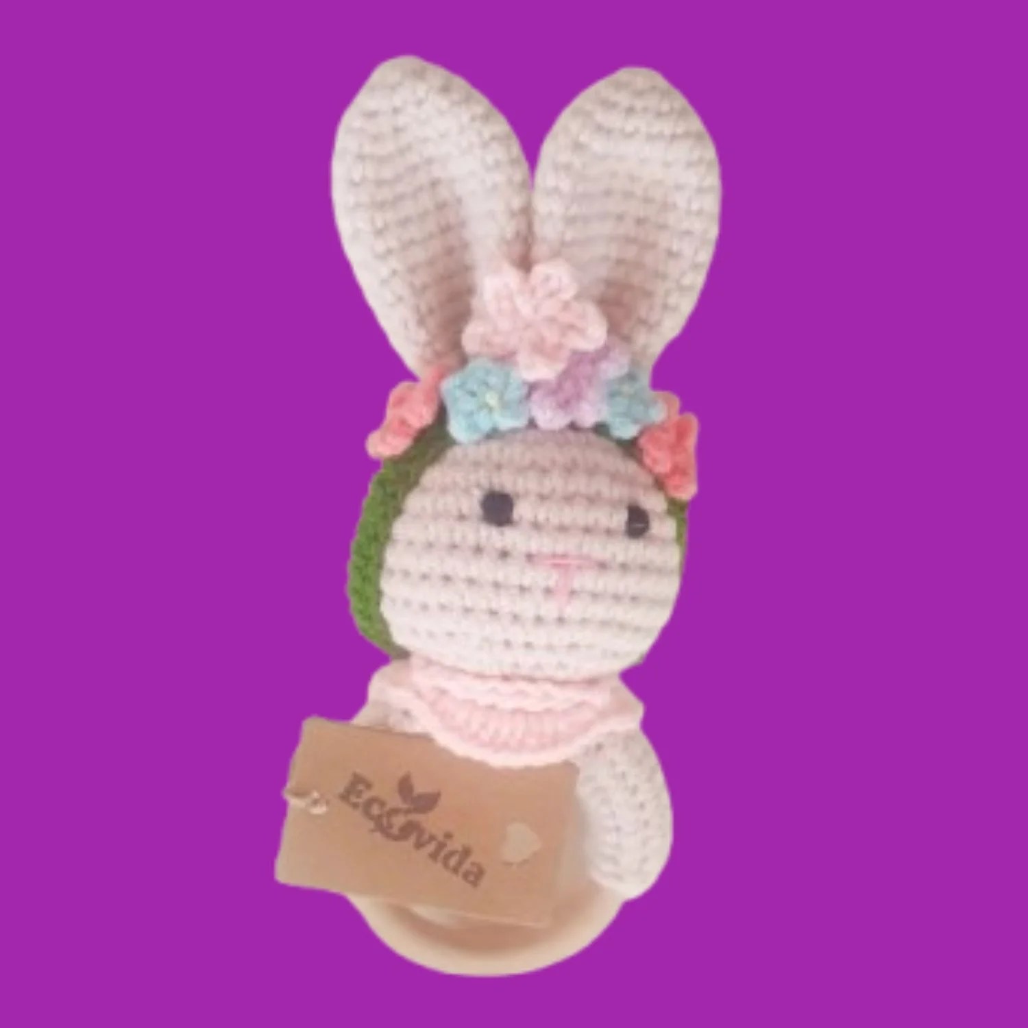 Crochet Rattle Rabbit