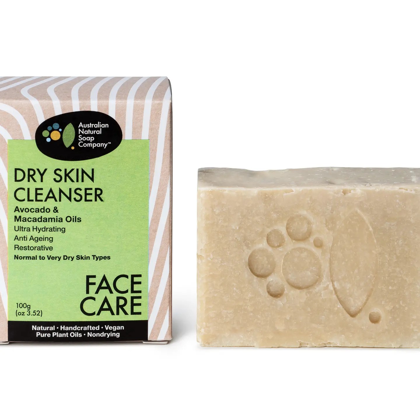 Dry Skin Facial Soap Cleanser – Avocado & Macadamia