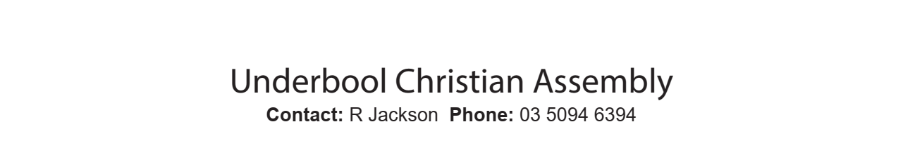 Underbool Christian Assembly