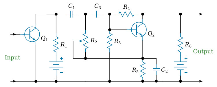 Audio Amplifier With Volume Control Circuit Diagram