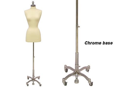 Jf F24w Bs Wc01 Female Body Form W Chrome Base Top Wheels Also Available W Black Base Solid Foam Sale Joe Gibbs Driven Racing Oil