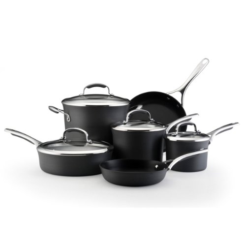 => KitchenAid Gourmet Hard Anodized Nonstick 10-Piece Cookware Set ...