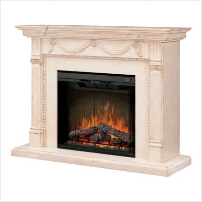 Hanover Fireside 36 In Electric Fireplace With Multi Color Log Display And Metallic Bronze Frame F36wmef 2br The Home Depot