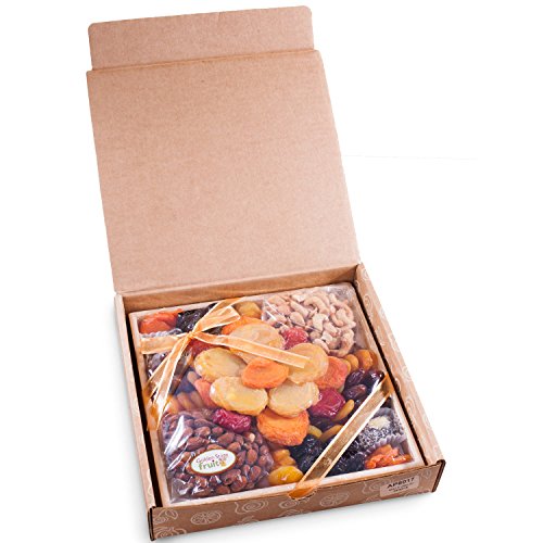 Golden State Fruit Flora Dried Fruit and Nut Gift Tray Gourmet Gifts