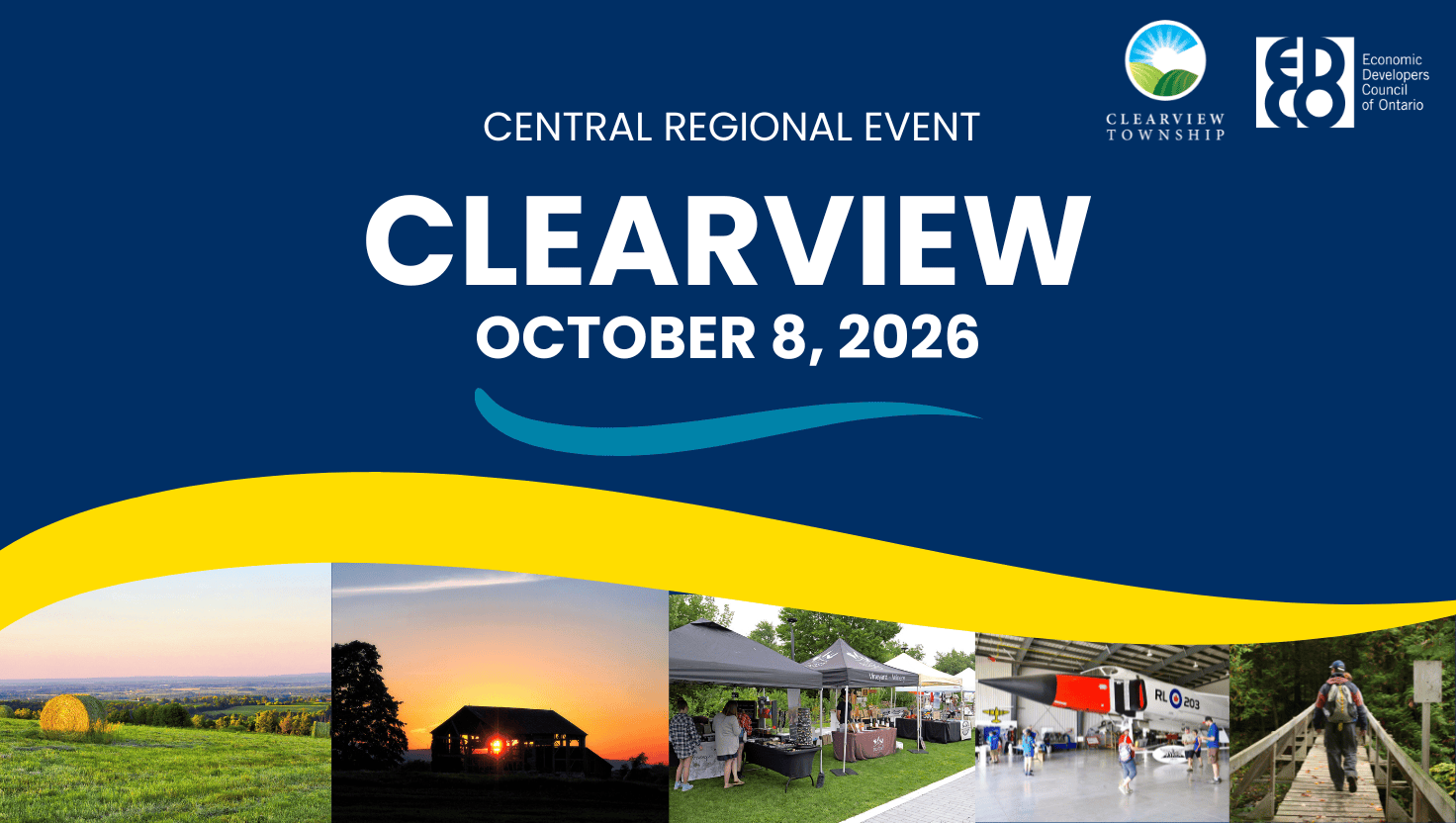 2026 Regional Events Clearview Economic Developers Council Of Ontario 2026 Event Banners.