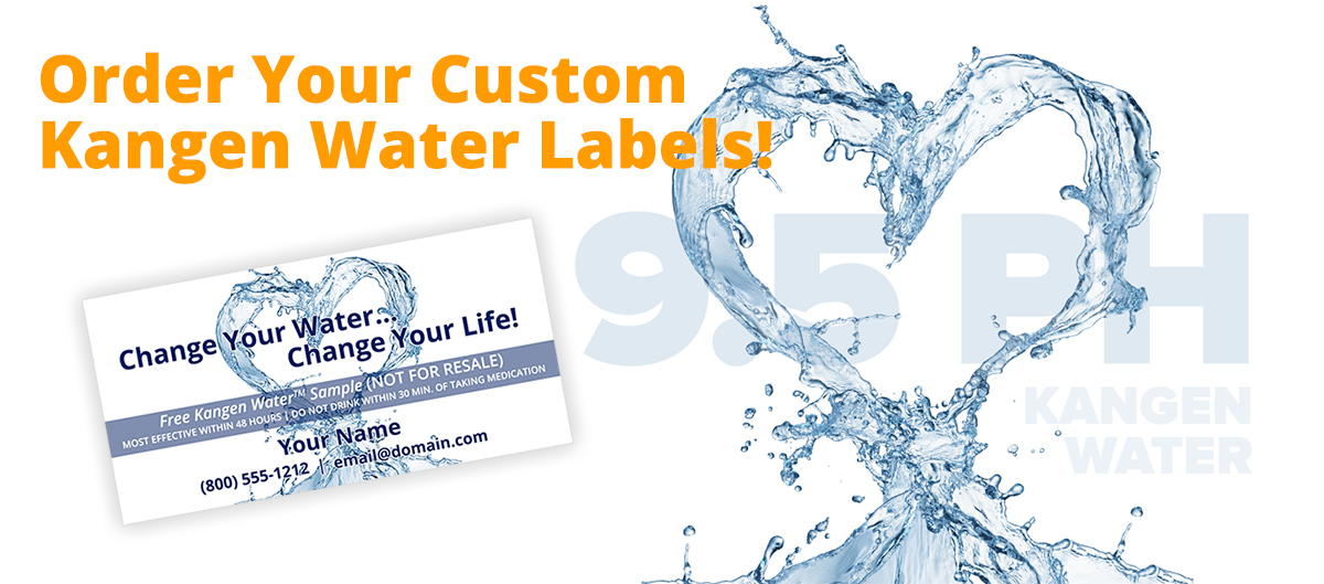 Kangen Water Labels