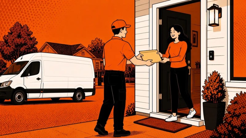 GTA delivery routes for document courier service