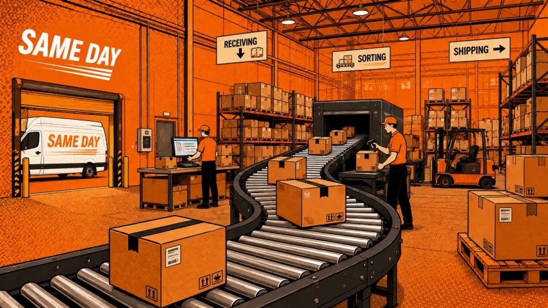 GTA delivery routes for e-commerce fulfillment