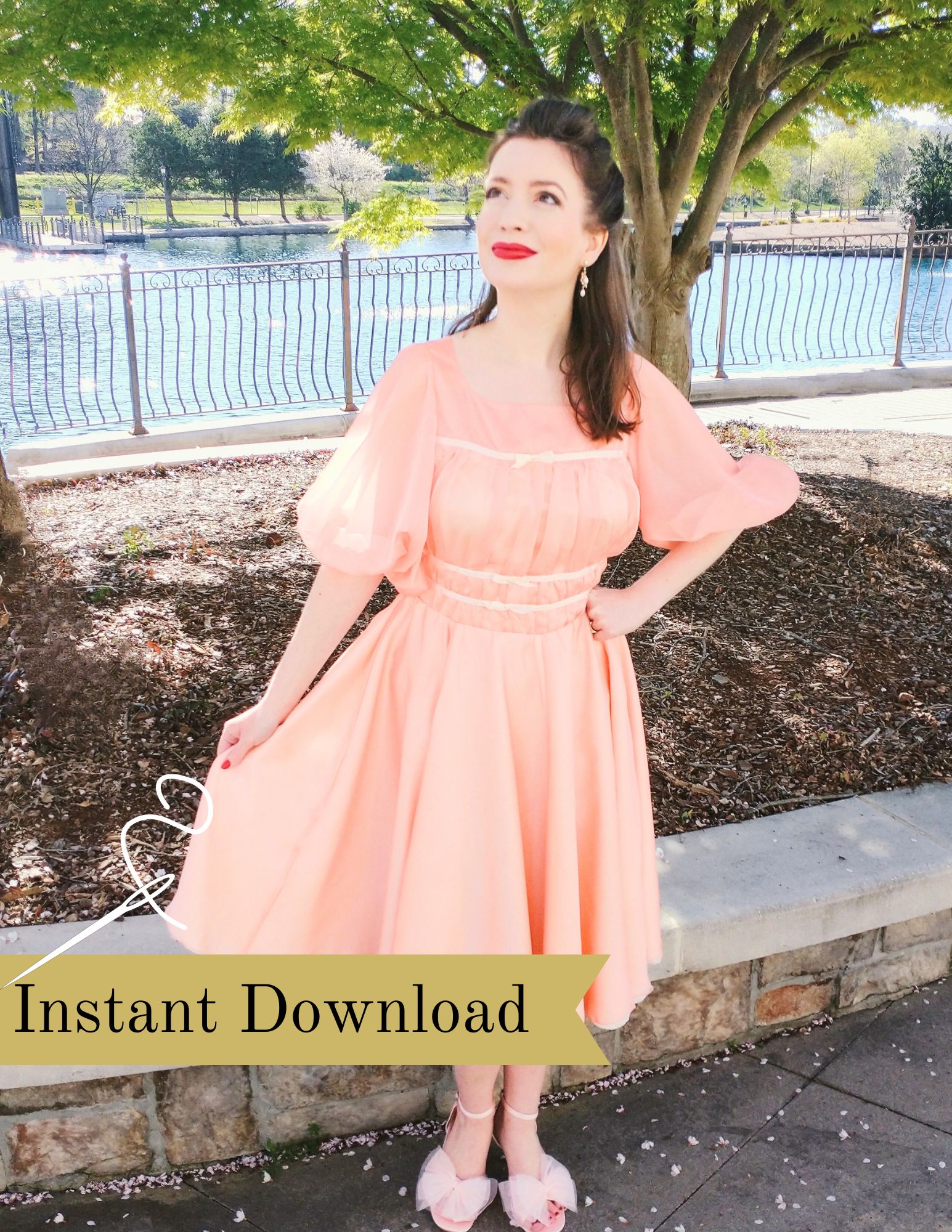 pink dress liesl sound of music costume