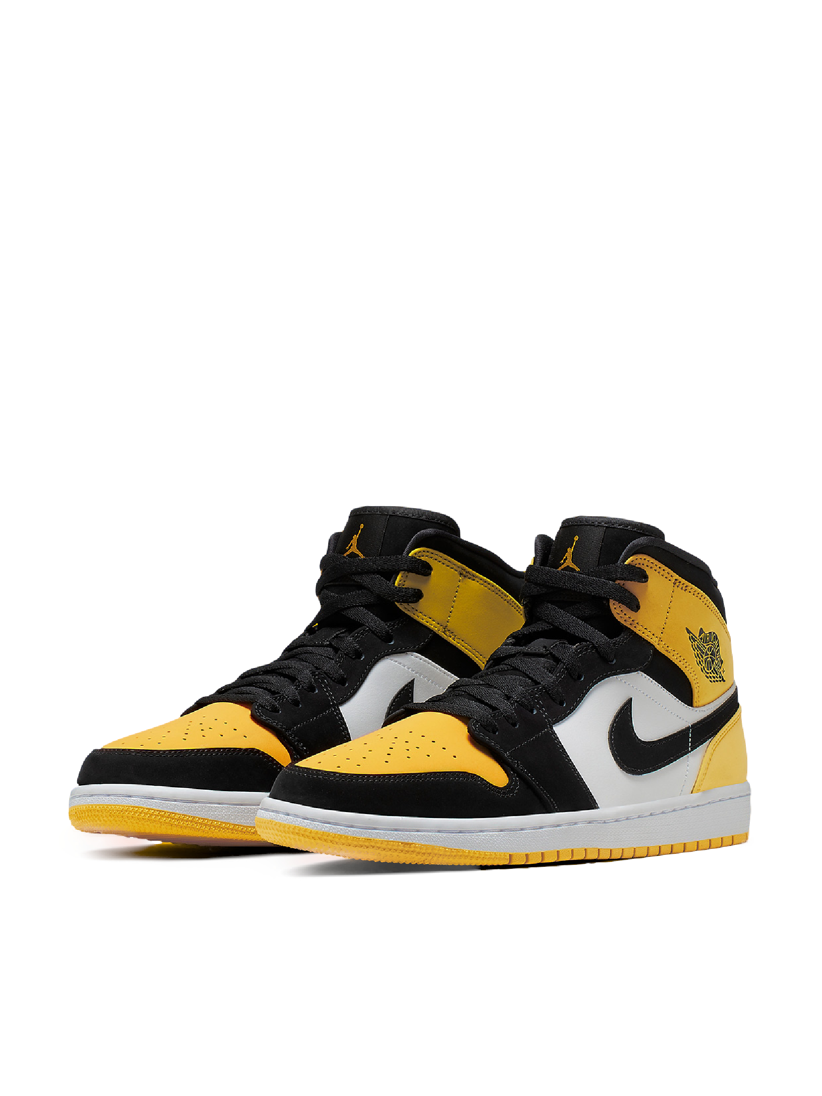 Air Jordan 1 Mid Yellow Toe Black | Edenay Store