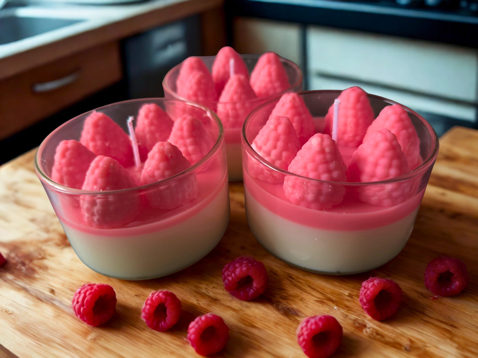 Bougie Dessert Framboise
