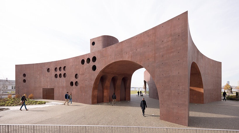 thomas phifer’s arched wagner pavilion signals flood-resiliency for lower manhattan