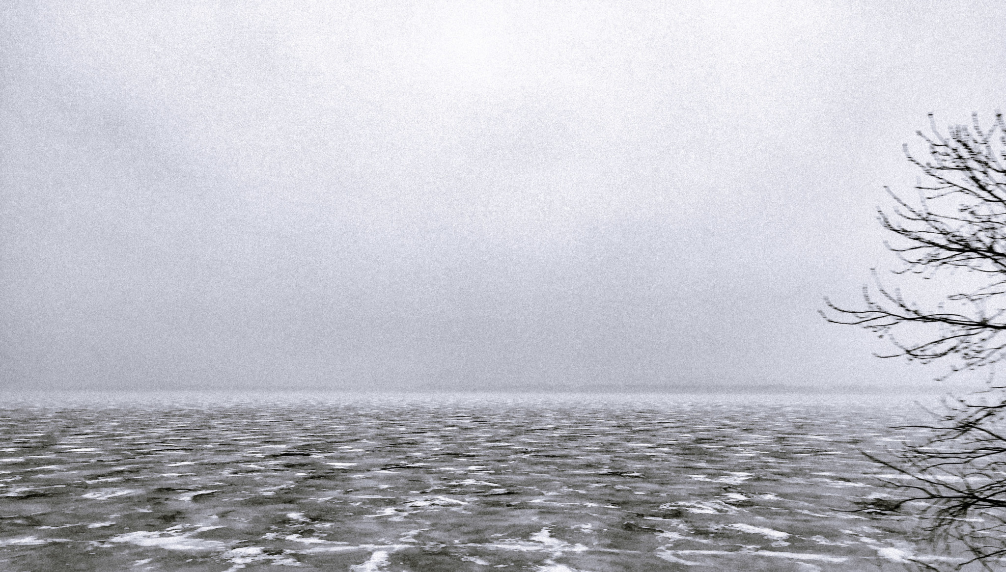 Frozen Mississippi from Train