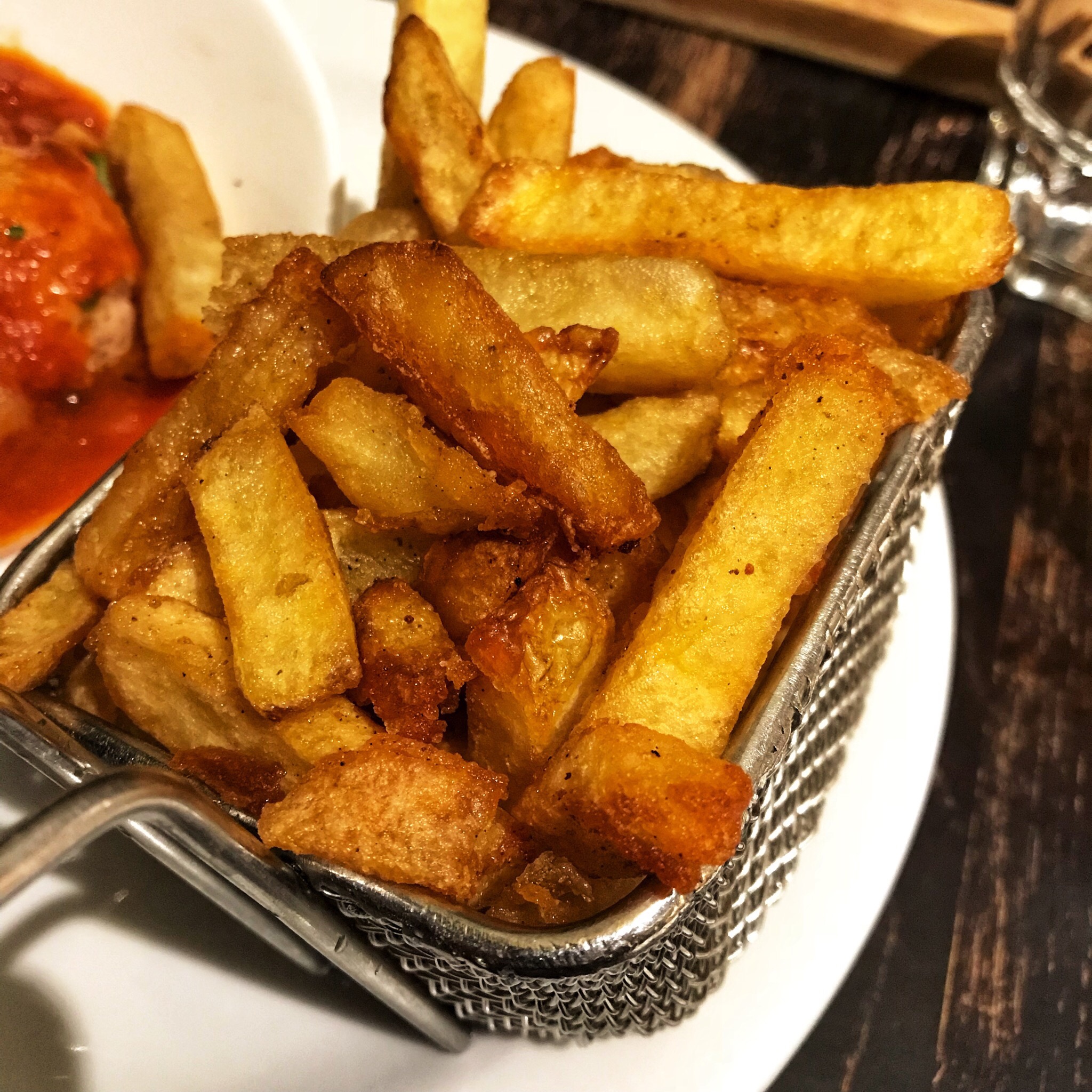 Belgian fries: tripled fried!