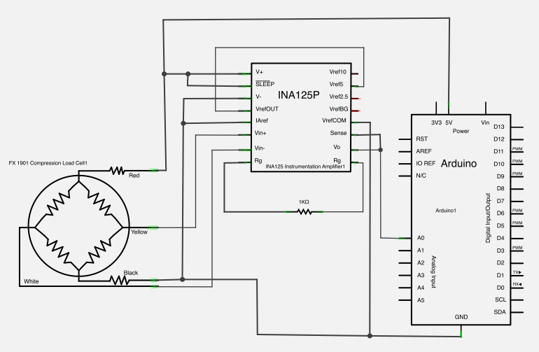 Load Cell Schematic Diagram