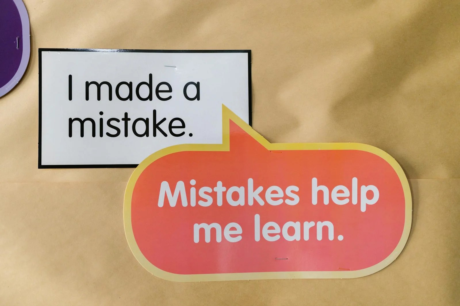 an encouragement quotes on brown paper