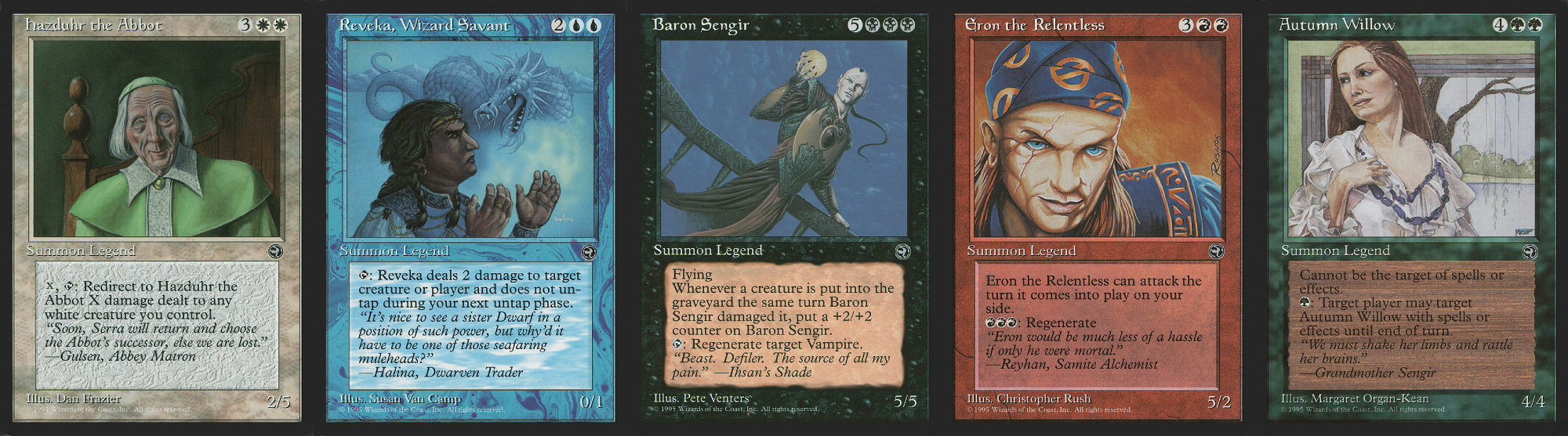The rulers of the five domains of BattleWorld