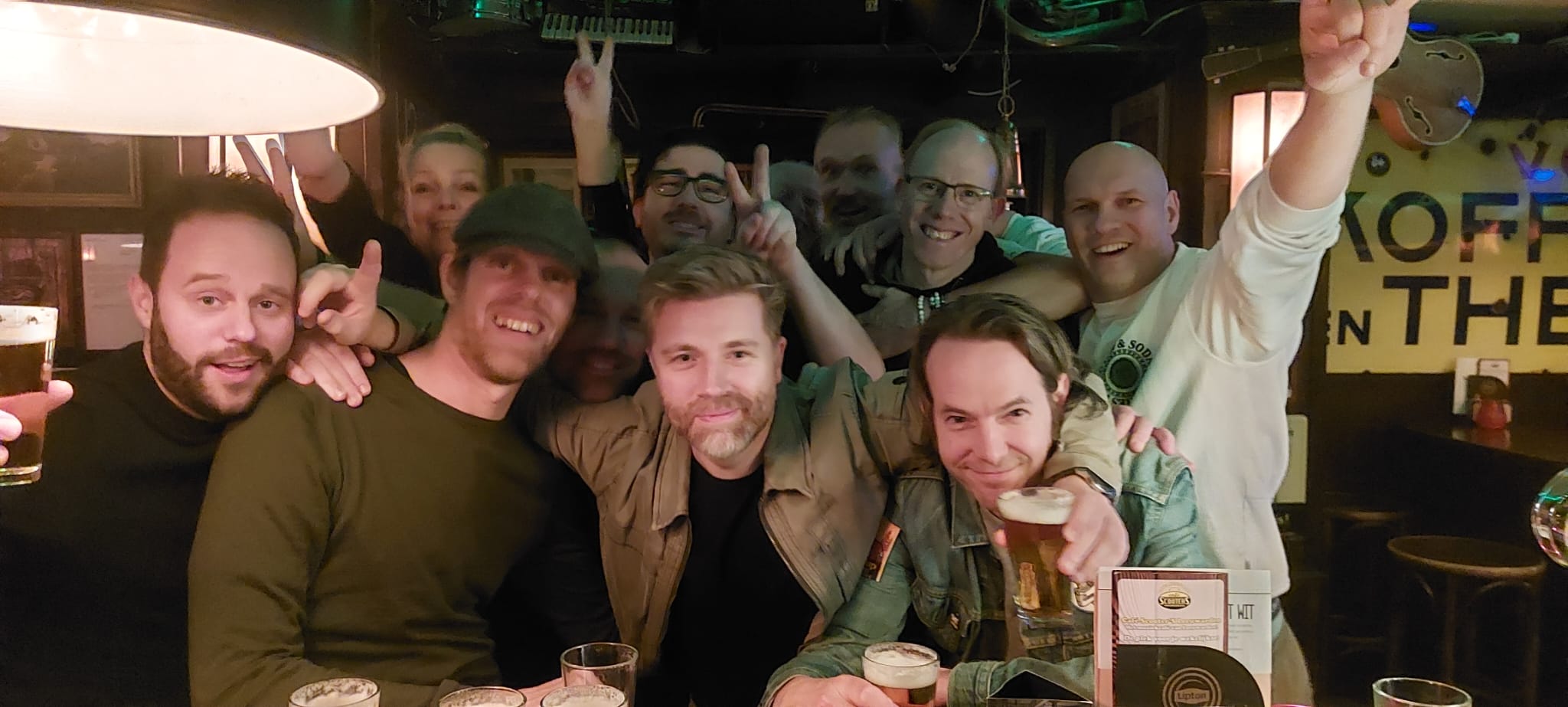Old School Magic players gathering together at an event