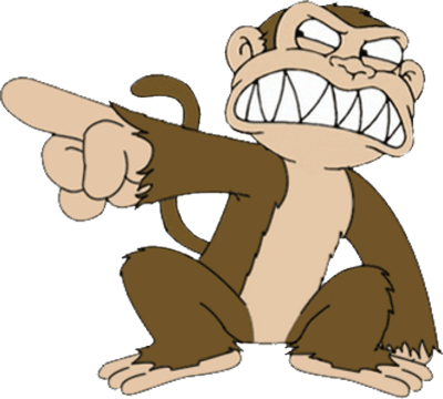 Evil Monkey Hates Negotiations