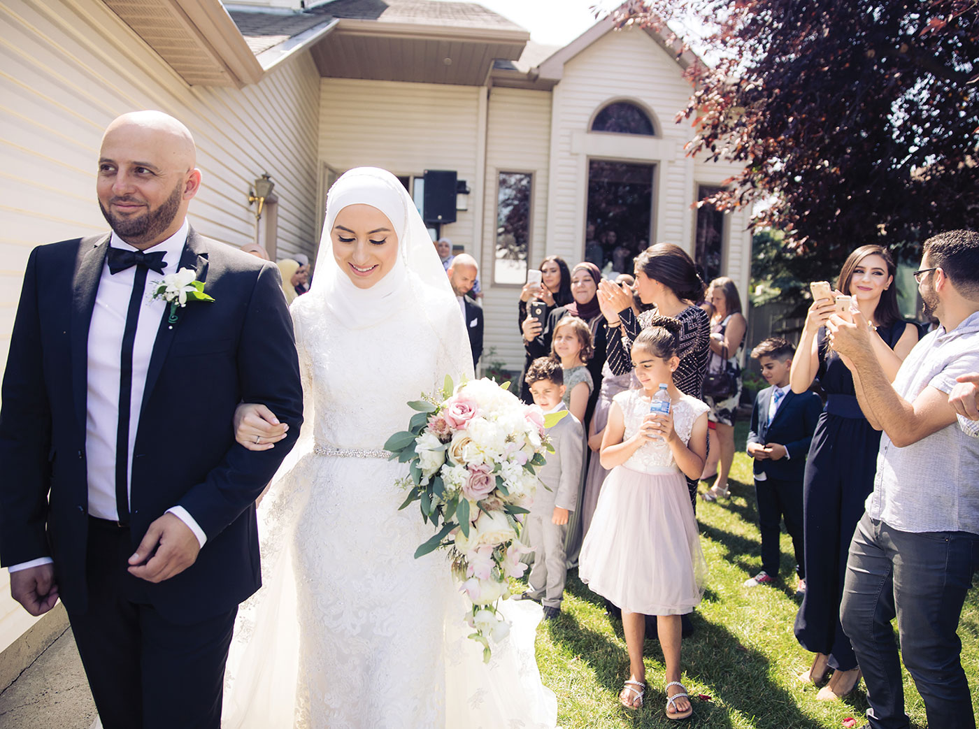 Wedad amiri's traditional lebanese wedding day attire