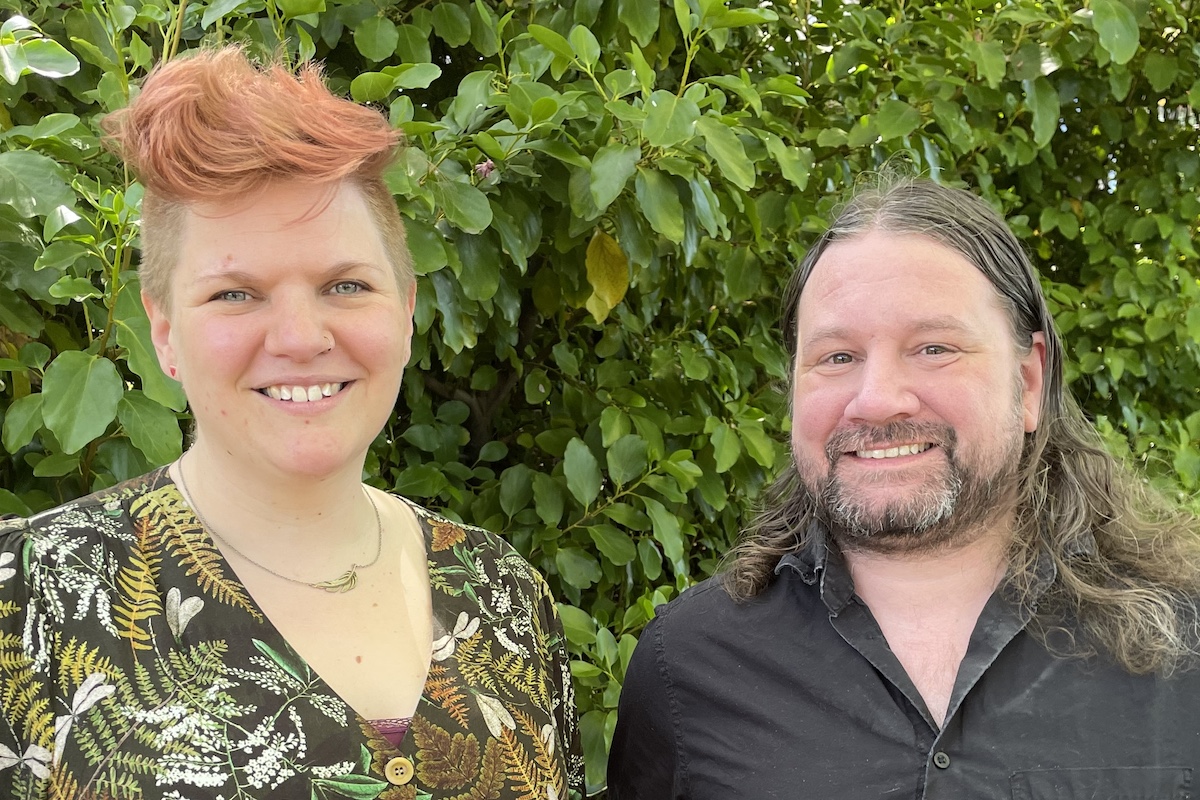 Councillors Alys Mumford and Alex Staniforth